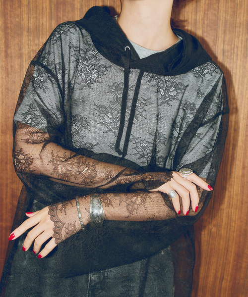 ARCHIVE STANCE lace hoodie — кружевная худи ARCHIVE STANCE