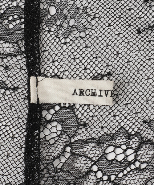 Spick & Span(スピックアンドスパン)の「ARCHIVE STANCE / アーカイブスタンス lace hoodie(パーカー・レディース・アイボリー/ブラック・FREE)」の19枚目の写真