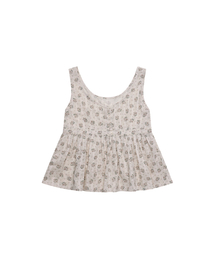 POSY SLEEVELESS BLOUSE [BEIGE]