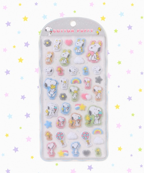 NIL DUE / NIL UN ステッカー＋4点まとめ売り セール】【nini toys】≪PEANUTS/スヌーピー≫コットンパフィーシール