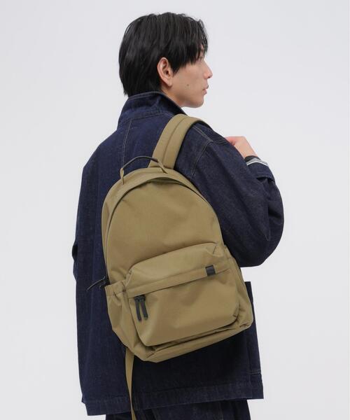 MHL.(エムエイチエル)の「NYLON CANVAS(バックパック/リュック・レディース・ブラック/ベージュ・FREE)」の9枚目の写真