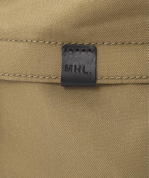 MHL.(エムエイチエル)の「NYLON CANVAS(バックパック/リュック・レディース・ブラック/ベージュ・FREE)」の15枚目の写真