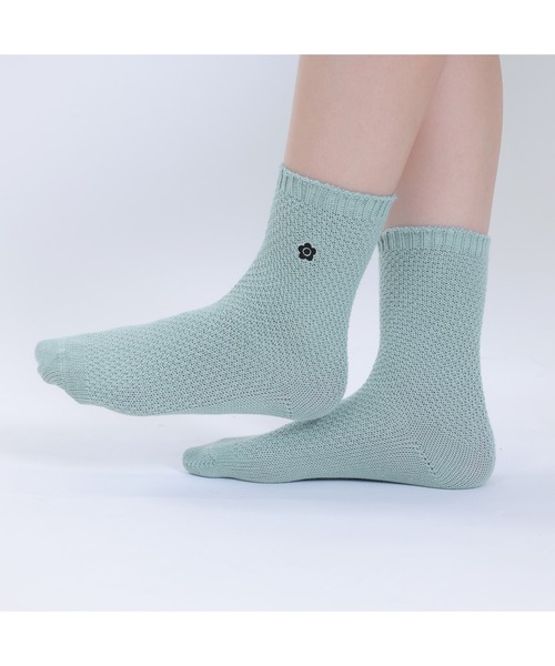 MARY QUANT(マリークワント)の「カノコ ソックス(ソックス/靴下・レディース・テラコッタ/チャコールグレー/ブラウン/ブルー・FREE)」の4枚目の写真
