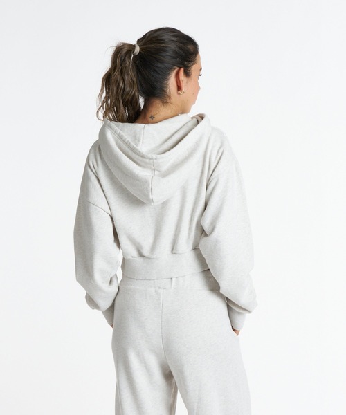 ROXY（ロキシー）の「ROXY SALT FADE ZIP パッチロゴ ジップフーディ スウェットパーカー 【2026年秋冬モデル】/ロキシーショート丈フーディー（パーカー・レディース・グレー/ネイビー/グリーン・MEDIUM/SMALL/LARGE）」の14枚目の写真