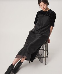 <GLR_MINE>ビジュー キャミソール ワンピース