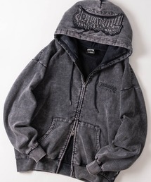 A'GEM/9 × .kom 『A'gem/エージェム』 METAL SONIC ZIP UP HOODIE