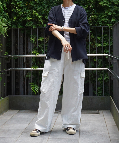 JOURNAL STANDARD LUXE(ジャーナルスタンダード ラックス)の「コウミツドツイル スティックパンツ(その他パンツ・レディース・ホワイト/カーキ・FREE)」の3枚目の写真