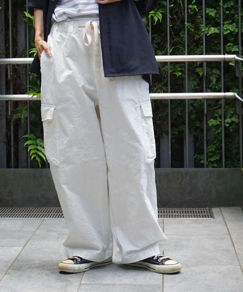 JOURNAL STANDARD LUXE(ジャーナルスタンダード ラックス)の「コウミツドツイル スティックパンツ(その他パンツ・レディース・ホワイト/カーキ・FREE)」の4枚目の写真