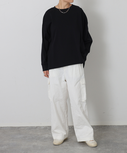 JOURNAL STANDARD LUXE(ジャーナルスタンダード ラックス)の「コウミツドツイル スティックパンツ(その他パンツ・レディース・ホワイト/カーキ・FREE)」の8枚目の写真