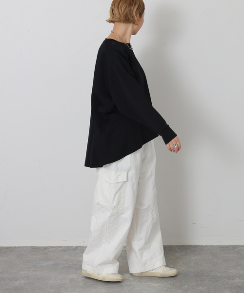 JOURNAL STANDARD LUXE(ジャーナルスタンダード ラックス)の「コウミツドツイル スティックパンツ(その他パンツ・レディース・ホワイト/カーキ・FREE)」の9枚目の写真