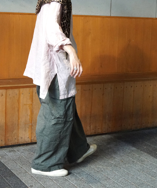 JOURNAL STANDARD LUXE(ジャーナルスタンダード ラックス)の「コウミツドツイル スティックパンツ(その他パンツ・レディース・ホワイト/カーキ・FREE)」の11枚目の写真