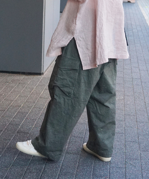 JOURNAL STANDARD LUXE(ジャーナルスタンダード ラックス)の「コウミツドツイル スティックパンツ(その他パンツ・レディース・ホワイト/カーキ・FREE)」の14枚目の写真