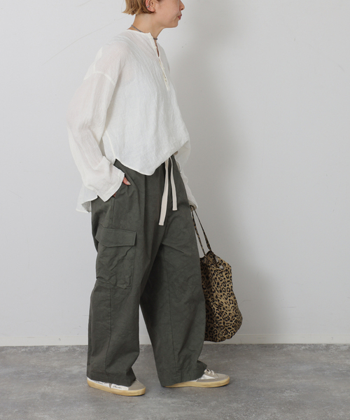 JOURNAL STANDARD LUXE(ジャーナルスタンダード ラックス)の「コウミツドツイル スティックパンツ(その他パンツ・レディース・ホワイト/カーキ・FREE)」の19枚目の写真