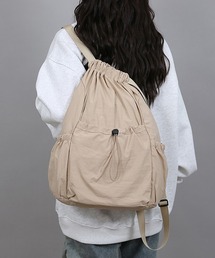 【新作登場】超軽量 約190g 折りたたみ リュックサック 大容量 A4対応 撥水 オックスフォード生地 多収納 巾着開口 フロントポケット サイドポケット 内ポケット 肩紐調節可能 コンパクト 通勤 通学 旅行