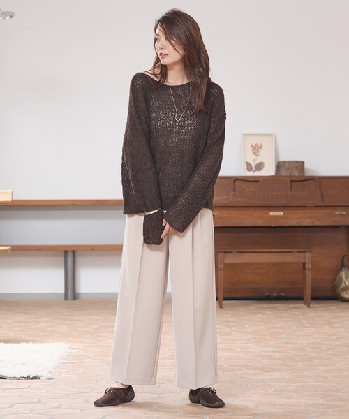 Au BANNISTER(オゥバニスター)の「【モールドソール】メリージェーンハイブリットシューズ(モカシン/デッキシューズ・レディース・ダークブラウン/ブラック/キャメル・38/37/39/36/35)」の4枚目の写真