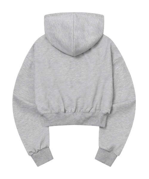 CATSAVETHEWORLD(キャットセーブザワールド)の「◇CATSAVETHEWORLD◇ブランド直輸入正規品/Bey シグネチャー 2WAYフードジップアップ Bey Signature 2-Way Hood Zip Up(パーカー・レディース・グレー/ブラック・S)」の9枚目の写真