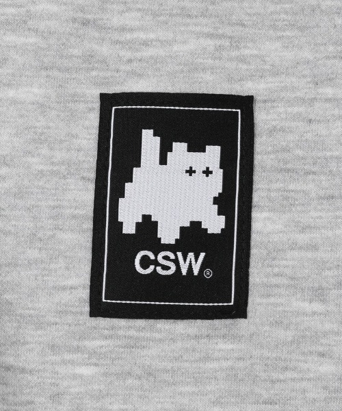 CATSAVETHEWORLD(キャットセーブザワールド)の「◇CATSAVETHEWORLD◇ブランド直輸入正規品/Bey シグネチャー 2WAYフードジップアップ Bey Signature 2-Way Hood Zip Up(パーカー・レディース・グレー/ブラック・S)」の13枚目の写真