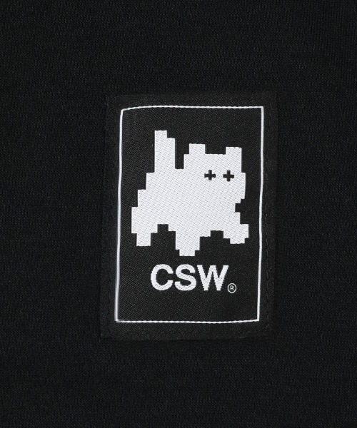 CATSAVETHEWORLD(キャットセーブザワールド)の「◇CATSAVETHEWORLD◇ブランド直輸入正規品/Bey シグネチャー 2WAYフードジップアップ Bey Signature 2-Way Hood Zip Up(パーカー・レディース・グレー/ブラック・S)」の15枚目の写真