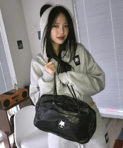CATSAVETHEWORLD(キャットセーブザワールド)の「◇CATSAVETHEWORLD◇ブランド直輸入正規品/Bey シグネチャー 2WAYフードジップアップ Bey Signature 2-Way Hood Zip Up(パーカー・レディース・グレー/ブラック・S)」の19枚目の写真