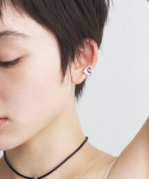 CODE A（コードエー）の「soierie｜Locket heart earcuff（イヤリング）」