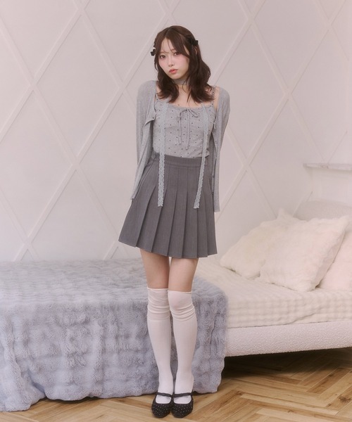 Rmine(アールマイン)の「ハイウエストプリーツミニスカート(スカート・レディース・ブラウン/グレー/ブラック・SMALL/MEDIUM)」の21枚目の写真