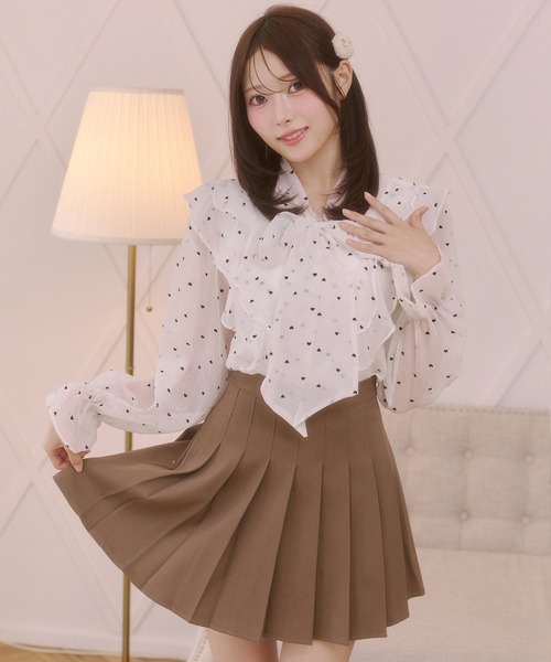Rmine(アールマイン)の「ハイウエストプリーツミニスカート(スカート・レディース・ブラウン/グレー/ブラック・SMALL/MEDIUM)」の12枚目の写真