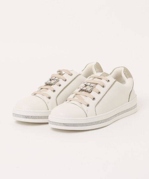 Bridget Birkin（ブリジットバーキン）の「【Bridget Birkin】ジュエルソールラメスニーカー(565020)（スニーカー・レディース・ブラック/ベージュ系その他/グレー系その他/アイボリー・24.5/23.5/22.5/24/23）」の7枚目の写真