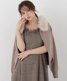 PROPORTION BODY DRESSING | フェイクファー付きニットパーカー / 1216270002(パーカー)