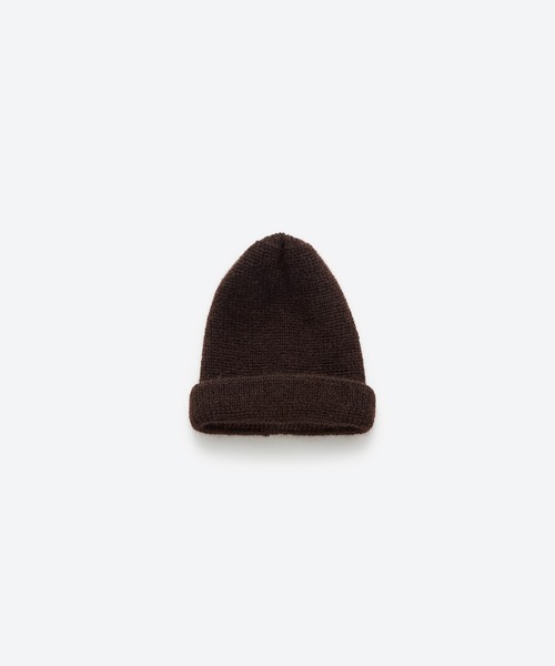 KIJIMA TAKAYUKI(キジマ タカユキ)の「MOHAIR BLEND LONG BEANIE(ニットキャップ/ビーニー・レディース・ブラック/ブラウン/グレー系その他/ピンク・FREE)」の3枚目の写真