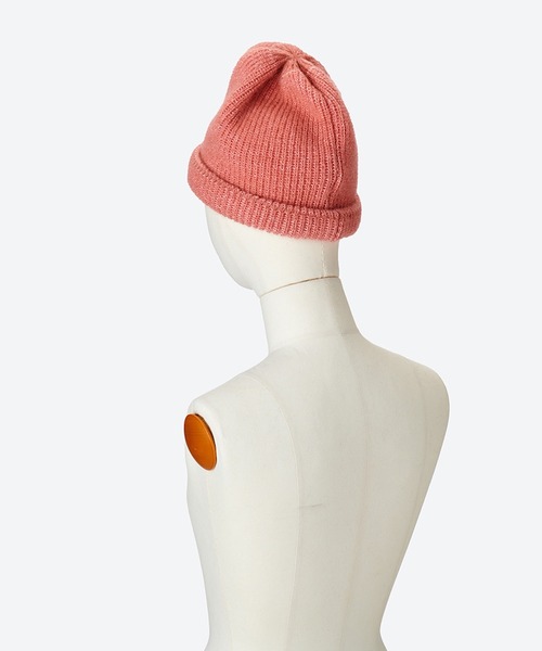KIJIMA TAKAYUKI(キジマ タカユキ)の「MOHAIR BLEND LONG BEANIE(ニットキャップ/ビーニー・レディース・ブラック/ブラウン/グレー系その他/ピンク・FREE)」の6枚目の写真