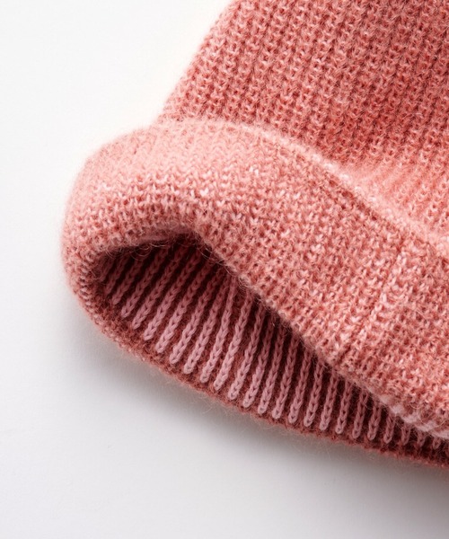 KIJIMA TAKAYUKI(キジマ タカユキ)の「MOHAIR BLEND LONG BEANIE(ニットキャップ/ビーニー・レディース・ブラック/ブラウン/グレー系その他/ピンク・FREE)」の8枚目の写真
