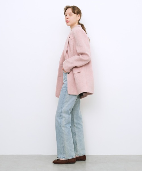 Launa lea(ラウナレア)の「【26秋冬】レースパイピングリボンバレエシューズ(B1616,B1616A,B1616C)(バレエシューズ・レディース・ピンク/アニマル/ダークブラウン/ブラック系その他/レオパード・23.5cm/23.0cm/22.0cm/22.5cm/24.5cm/24.0cm/25.0cm)」の12枚目の写真