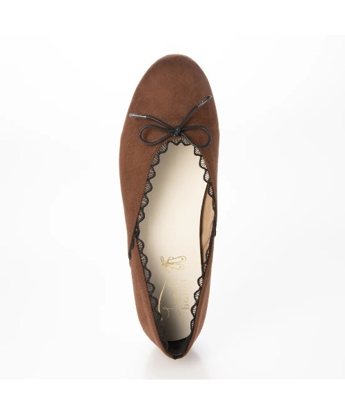 Launa lea(ラウナレア)の「【26秋冬】レースパイピングリボンバレエシューズ(B1616,B1616A,B1616C)(バレエシューズ・レディース・ピンク/アニマル/ダークブラウン/ブラック系その他/レオパード・23.5cm/23.0cm/22.0cm/22.5cm/24.5cm/24.0cm/25.0cm)」の20枚目の写真