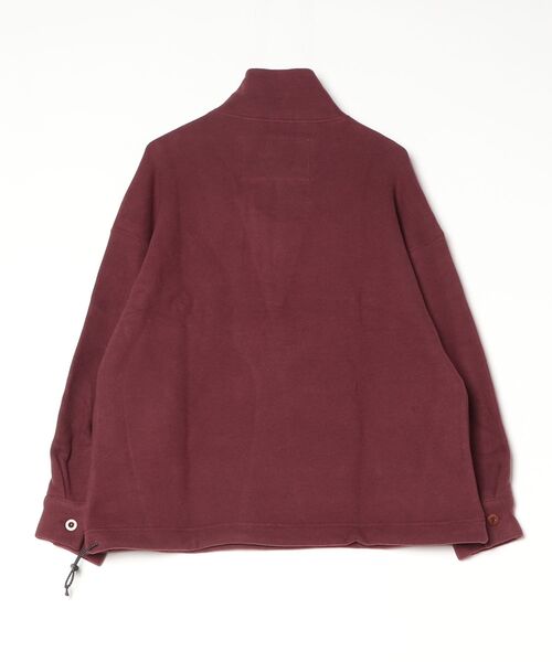 ROBES&CONFECTIONS(ローブスコンフェクションズ)の「Robes&Confections/ローブス&コンフェクションズ/コットン裏毛両面起毛ハーフジップネック(スウェット・レディース・ネイビー/ブラック/グレー系その他3・1/3)」の4枚目の写真