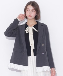 Dignite Collier メッシュ半袖ジャケット（テーラードジャケット