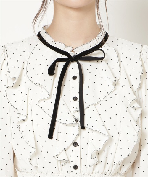 WILLSELECTION(ウィルセレクション)の「ラッフルフリルティアードワンピース(ワンピース・レディース・ブラック系その他/ホワイト系その他/ブラウン系その他・FREE)」の17枚目の写真