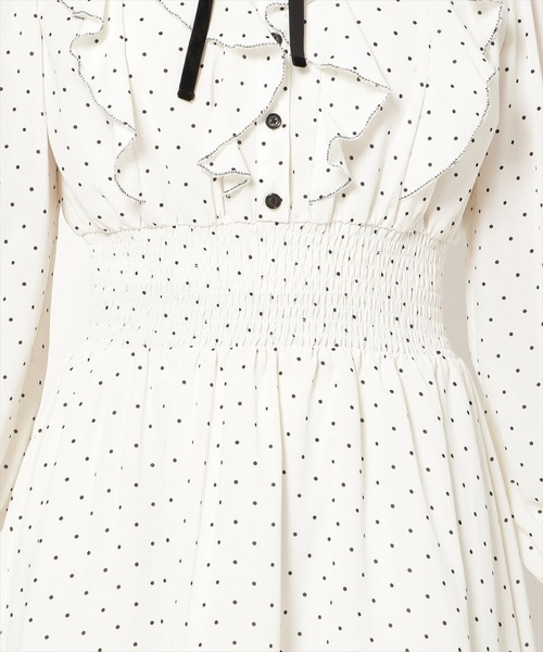 WILLSELECTION(ウィルセレクション)の「ラッフルフリルティアードワンピース(ワンピース・レディース・ブラック系その他/ホワイト系その他/ブラウン系その他・FREE)」の18枚目の写真