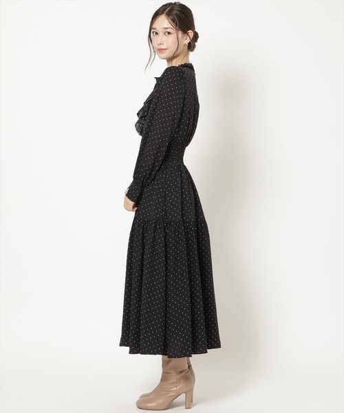 WILLSELECTION(ウィルセレクション)の「ラッフルフリルティアードワンピース(ワンピース・レディース・ブラック系その他/ホワイト系その他/ブラウン系その他・FREE)」の21枚目の写真