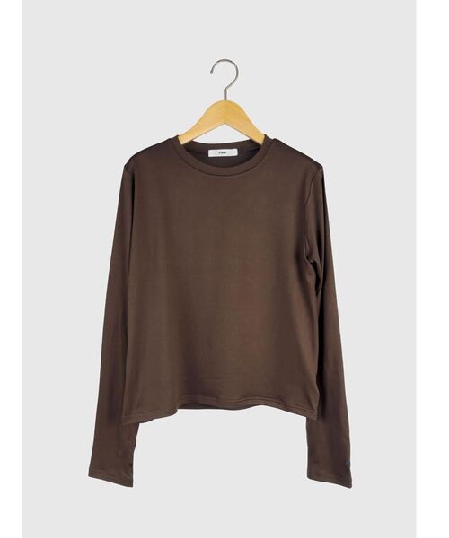 FIKA.（フィーカ）の「Thumbhole basic cut-sew（Tシャツ/カットソー・レディース・ブラウン/ブラック/カーキ・FREE）」の16枚目の写真