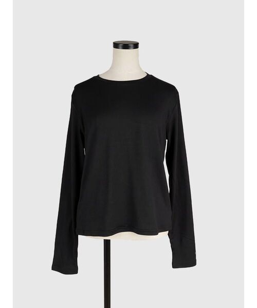 FIKA.（フィーカ）の「Thumbhole basic cut-sew（Tシャツ/カットソー・レディース・ブラウン/ブラック/カーキ・FREE）」の18枚目の写真