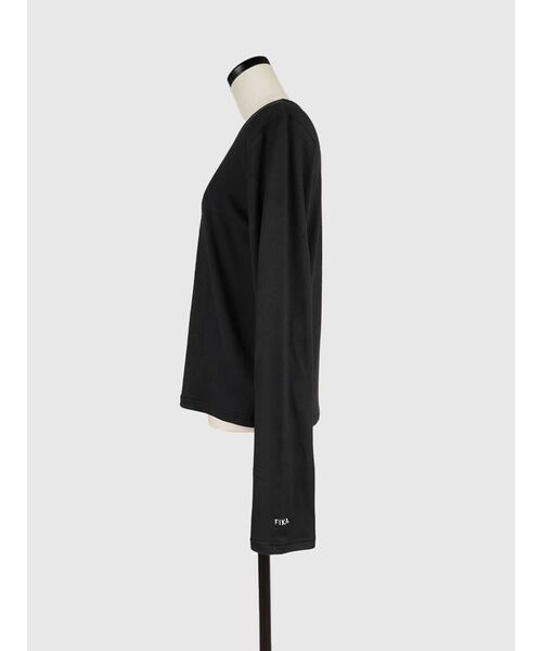 FIKA.（フィーカ）の「Thumbhole basic cut-sew（Tシャツ/カットソー・レディース・ブラウン/ブラック/カーキ・FREE）」の19枚目の写真