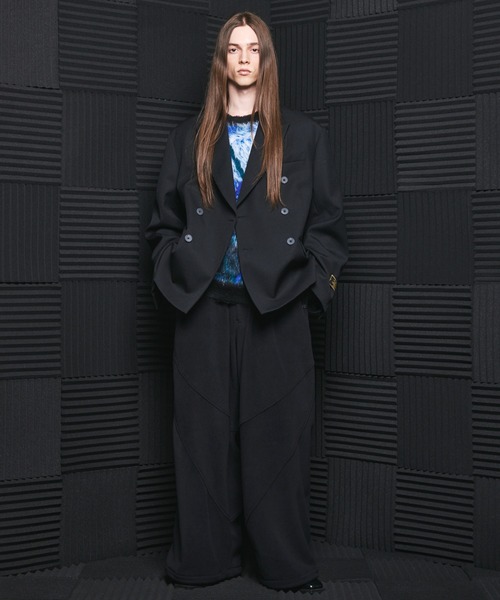 MAISON SPECIAL(メゾンスペシャル)の「《UNISEX》アブストラクトアーガイルプライムオーバーシャギーニットセーター/Abstract Argyle Prime-Over Shaggy Knit Sweater【MAISON SPECIAL/メゾンスペシャル】(ニット/セーター・メンズ・グリーン/オレンジ・0/2/1)」の6枚目の写真