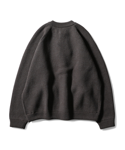HORLISUN(ホーリーサン)の「Annette Wool Heavy Rib Knit Cardigan Spain Olive(カーディガン/ボレロ・メンズ・その他・MEDIUM/LARGE)」の2枚目の写真