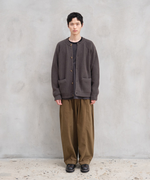 HORLISUN(ホーリーサン)の「Annette Wool Heavy Rib Knit Cardigan Spain Olive(カーディガン/ボレロ・メンズ・その他・MEDIUM/LARGE)」の3枚目の写真