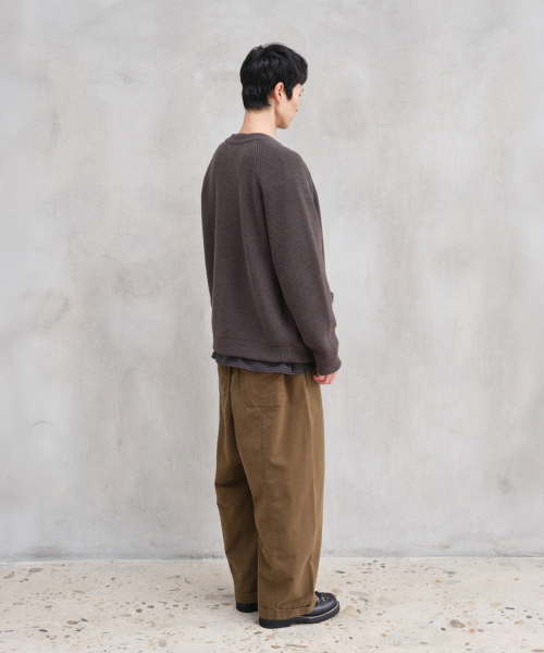 HORLISUN(ホーリーサン)の「Annette Wool Heavy Rib Knit Cardigan Spain Olive(カーディガン/ボレロ・メンズ・その他・MEDIUM/LARGE)」の6枚目の写真