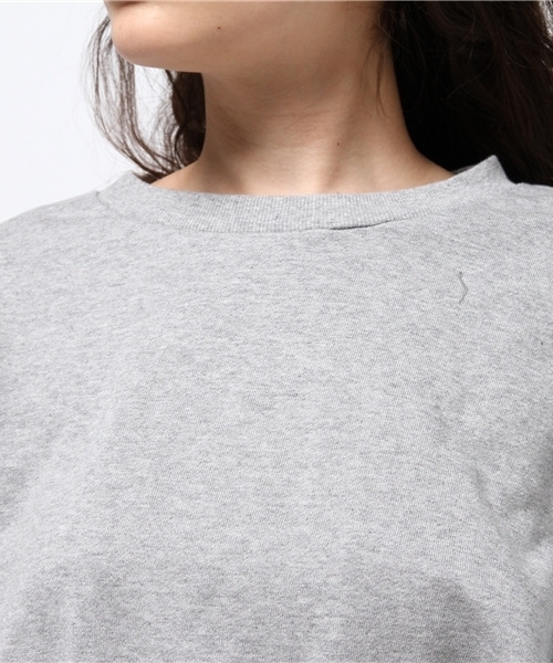 CIAOPANIC（チャオパニック）の「【Ciaopanic】　ミニ裏毛ベルト付ビッグP/O（Tシャツ/カットソー・レディース・グレー/チャコールグレー/ネイビー・FREE）」の7枚目の写真