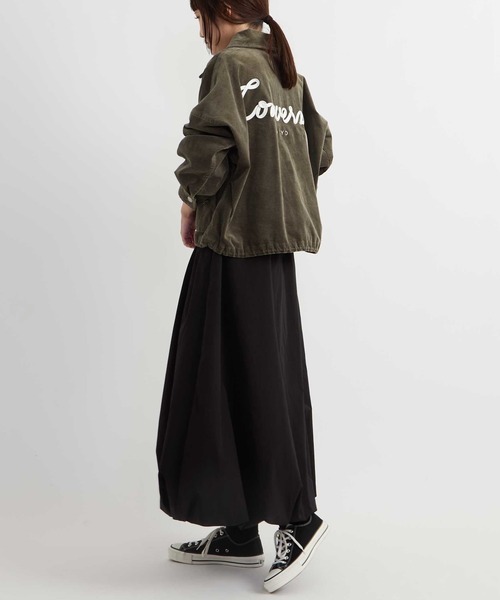 CONVERSE TOKYO(コンバーストウキョウ)の「BACK-SPINDLE INDIGO CORDUROY BLOUSON(ブルゾン・レディース・ブルー/ブラック/カーキ・MEDIUM/SMALL)」の6枚目の写真