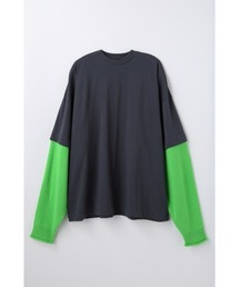 SUPER FINE DRY DAMAGE TIE-DYE L/S T-SHIRT (CIRCULATION) スーパー