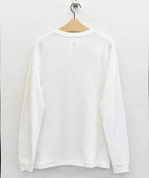 STOF(ストフ)の「STOF/ストフ/PIGMENT-DYED L/S TEE C/AMITY(Tシャツ/カットソー・メンズ・ベージュ/ホワイト/ブラック・M/L/S)」の7枚目の写真