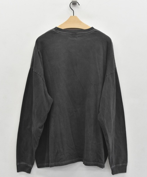 STOF(ストフ)の「STOF/ストフ/PIGMENT-DYED L/S TEE C/AMITY(Tシャツ/カットソー・メンズ・ベージュ/ホワイト/ブラック・M/L/S)」の12枚目の写真